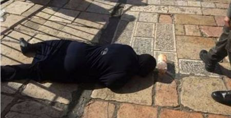 شهيدة برصاص الاحتلال عند باب العامود بالقدس المحتلة